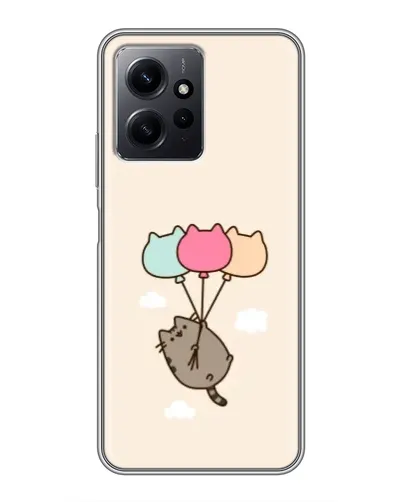 Чохол для Xiaomi Redmi Note 12 з картинкою «Пушин на кульках» Чохол для Xiaomi Redmi Note 12 з картинкою «Пушин на кульках»