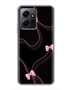 Чохол для Xiaomi Redmi Note 12 з картинкою «Рожеві стрічки»