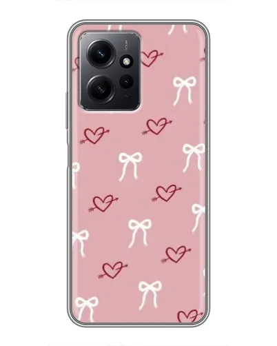Чохол для Xiaomi Redmi Note 12 з картинкою «Серця та банти» Чохол для Xiaomi Redmi Note 12 з картинкою «Серця та банти»