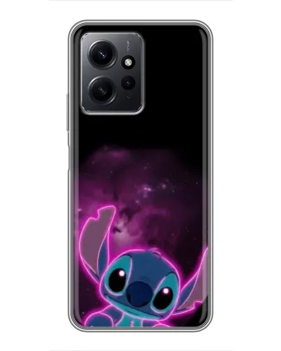 Чехол для Xiaomi Redmi Note 12 с картинкой «Неоновый Stitch»