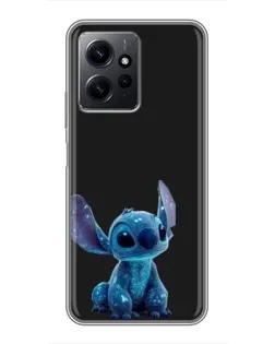 Чехол для Xiaomi Redmi Note 12 с картинкой «Стич на черном» Чехол для Xiaomi Redmi Note 12 с картинкой «Стич на черном»