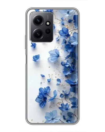 Чохол для Xiaomi Redmi Note 12 з картинкою «Блакитний квітковий каскад»