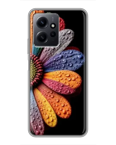 Чохол для Xiaomi Redmi Note 12 з картинкою «Райдужна квітка»