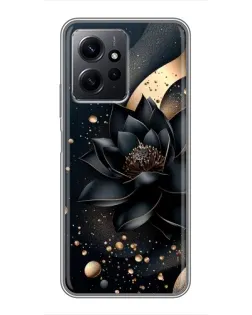 Чохол для Xiaomi Redmi Note 12 з картинкою «Чорний лотос» Чохол для Xiaomi Redmi Note 12 з картинкою «Чорний лотос»