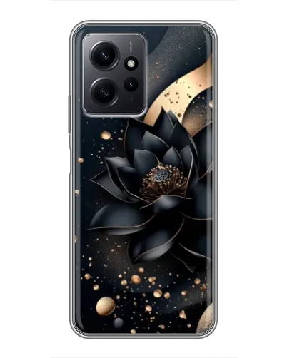 Чохол для Xiaomi Redmi Note 12 з картинкою «Чорний лотос»