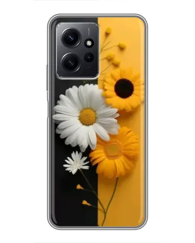 Чохол для Xiaomi Redmi Note 12 з картинкою «Соняшник та ромашка»