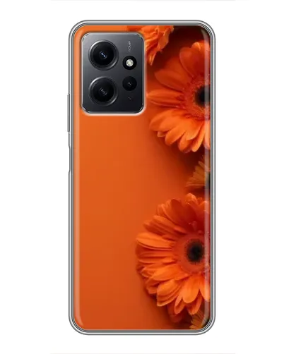 Чохол для Xiaomi Redmi Note 12 з картинкою «Помаранчеві гербери»