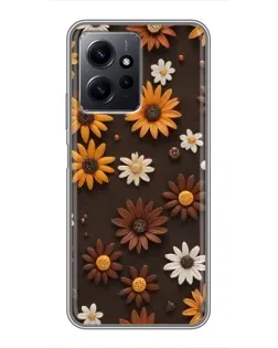 Чохол для Xiaomi Redmi Note 12 з картинкою «Візерунок з маленьких соняшників» Чохол для Xiaomi Redmi Note 12 з картинкою «Візерунок з маленьких соняшників»