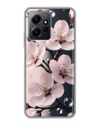 Чехол для Xiaomi Redmi Note 12 с картинкой «Нежная сакура и капли» Чехол для Xiaomi Redmi Note 12 с картинкой «Нежная сакура и капли»