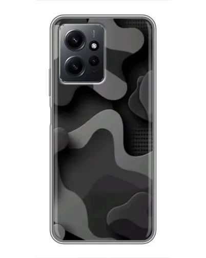 Чехол для Xiaomi Redmi Note 12 с картинкой «Темный абстрактный камуфляж»
