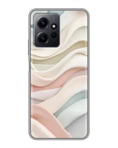 Чехол для Xiaomi Redmi Note 12 с картинкой «Пастельные нежные волны»