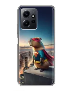 Чохол для Xiaomi Redmi Note 12 з картинкою «Капі-мен супергерой»