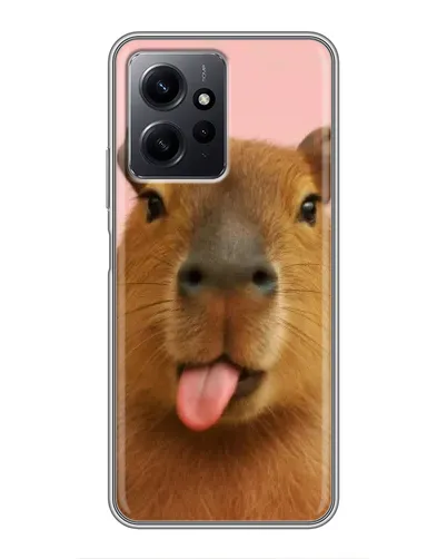 Чохол для Xiaomi Redmi Note 12 з картинкою «Капібара з язиком» Чохол для Xiaomi Redmi Note 12 з картинкою «Капібара з язиком»
