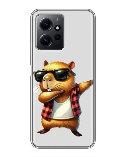 Чохол для Xiaomi Redmi Note 12 з картинкою «Капібара репер даб» Чохол для Xiaomi Redmi Note 12 з картинкою «Капібара репер даб»
