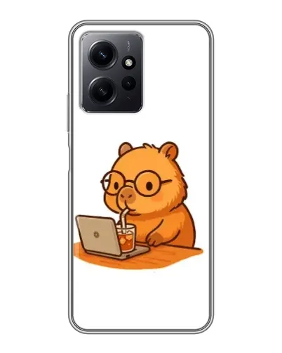 Чохол для Xiaomi Redmi Note 12 з картинкою «Капібара з ноутбуком» Чохол для Xiaomi Redmi Note 12 з картинкою «Капібара з ноутбуком»