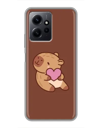 Чохол для Xiaomi Redmi Note 12 з картинкою «Капібара з серцем» Чохол для Xiaomi Redmi Note 12 з картинкою «Капібара з серцем»