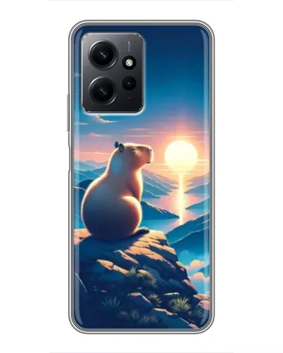 Чохол для Xiaomi Redmi Note 12 з картинкою «Захід сонця з капібарою» Чохол для Xiaomi Redmi Note 12 з картинкою «Захід сонця з капібарою»