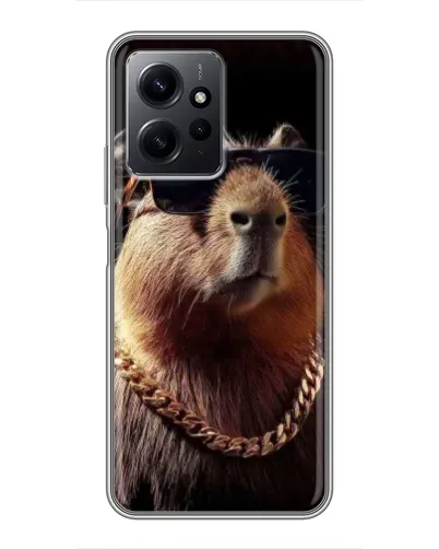 Чохол для Xiaomi Redmi Note 12 з картинкою «Капібара золотий ланцюг» Чохол для Xiaomi Redmi Note 12 з картинкою «Капібара золотий ланцюг»