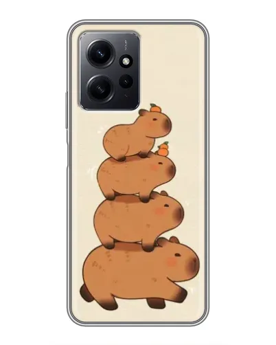 Чохол для Xiaomi Redmi Note 12 з картинкою «Вежа з капібар» Чохол для Xiaomi Redmi Note 12 з картинкою «Вежа з капібар»