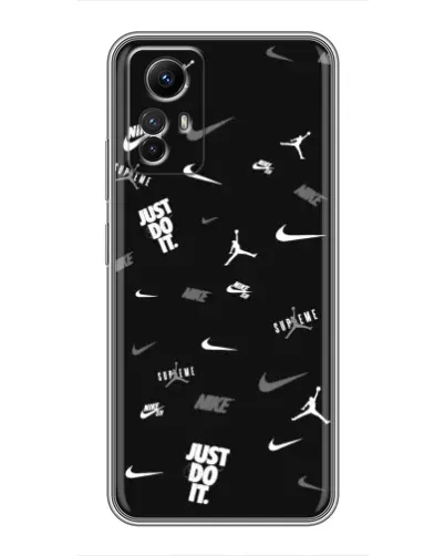 Чехол для Xiaomi Redmi Note 12s с картинкой «Nike Black Pattern» Чехол для Xiaomi Redmi Note 12s с картинкой «Nike Black Pattern»