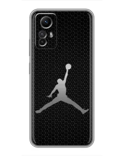 Чехол для Xiaomi Redmi Note 12s с картинкой «Jordan Dark Carbon»