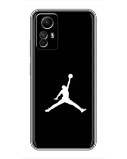 Чехол для Xiaomi Redmi Note 12s с картинкой «Jordan Silhouette»