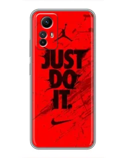 Чехол для Xiaomi Redmi Note 12s с картинкой «Nike Just Do It»