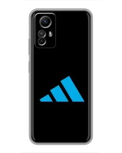 Чехол для Xiaomi Redmi Note 12s с картинкой «Adidas Cyan Logo»