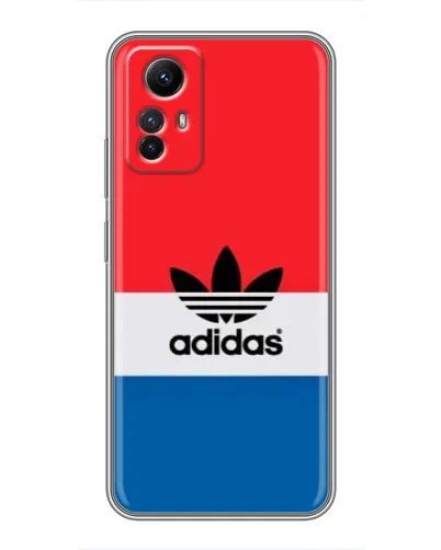 Чехол для Xiaomi Redmi Note 12s с картинкой «Ретро блоки Adidas»