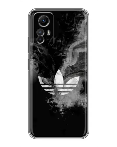 Чехол для Xiaomi Redmi Note 12s с картинкой «Абстрактный дым Adidas»