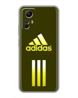 Чехол для Xiaomi Redmi Note 12s с картинкой «Оливковый градиент Adidas»