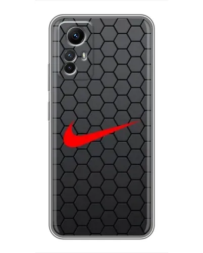 Чехол для Xiaomi Redmi Note 12s с картинкой «Nike — карбоновая сетка»