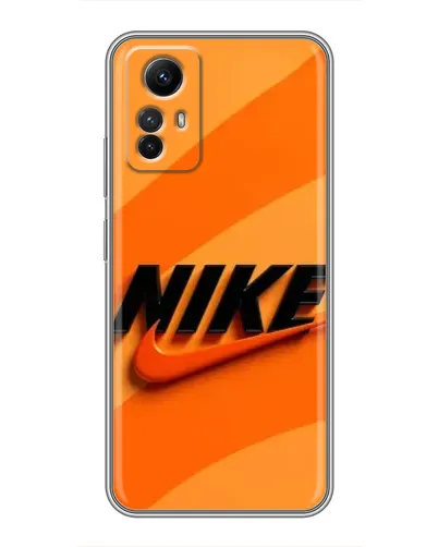 Чехол для Xiaomi Redmi Note 12s с картинкой «Оранжевый драйв Nike»