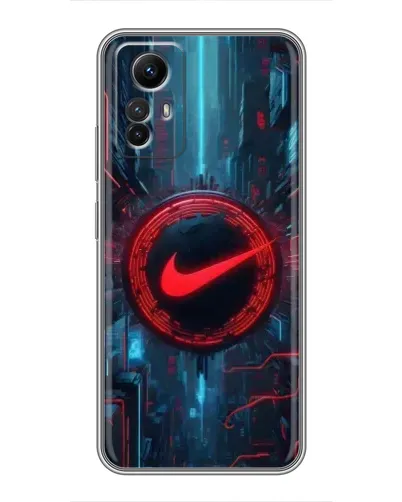 Чехол для Xiaomi Redmi Note 12s с картинкой «Техногенный стиль Nike»