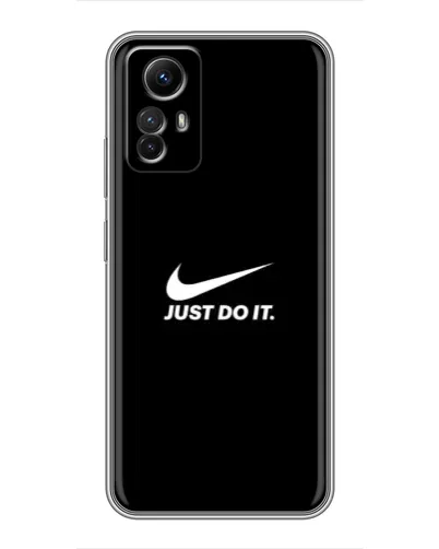 Чехол для Xiaomi Redmi Note 12s с картинкой «Минимализм от Nike»