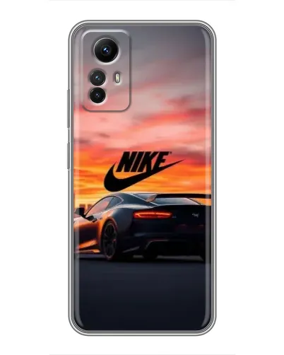 Чехол для Xiaomi Redmi Note 12s с картинкой «Nike и суперкар»