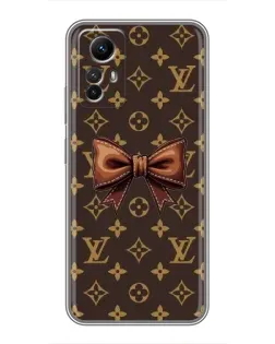 Чехол для Xiaomi Redmi Note 12s с картинкой «LV с бантом»