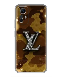 Чехол для Xiaomi Redmi Note 12s с картинкой «Камуфляжный Louis Vuitton»