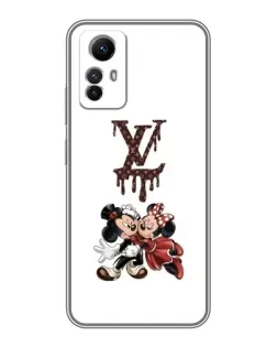 Чехол для Xiaomi Redmi Note 12s с картинкой «LV и Микки Маус»