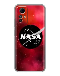 Чехол для Xiaomi Redmi Note 12s с картинкой «NASA — красная туманность»