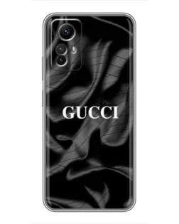 Чехол для Xiaomi Redmi Note 12s с картинкой «Gucci — шелковые волны»