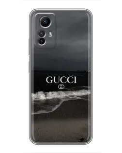 Чехол для Xiaomi Redmi Note 12s с картинкой «Gucci — морской прибой»