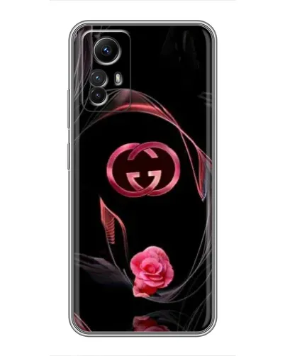 Чехол для Xiaomi Redmi Note 12s с картинкой «Gucci — неоновая роза»