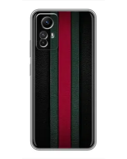 Чехол для Xiaomi Redmi Note 12s с картинкой «Gucci — неоновая линия»