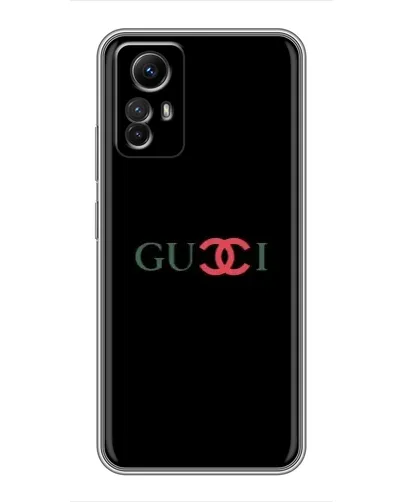 Чехол для Xiaomi Redmi Note 12s с картинкой «Gucci — красный градиент»