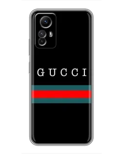 Чехол для Xiaomi Redmi Note 12s с картинкой «Gucci — красный пояс»