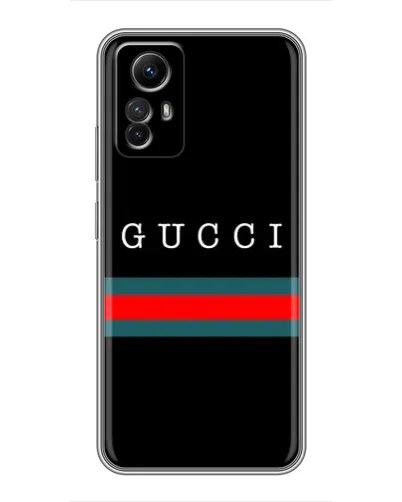 Чехол для Xiaomi Redmi Note 12s с картинкой «Gucci — красный пояс»