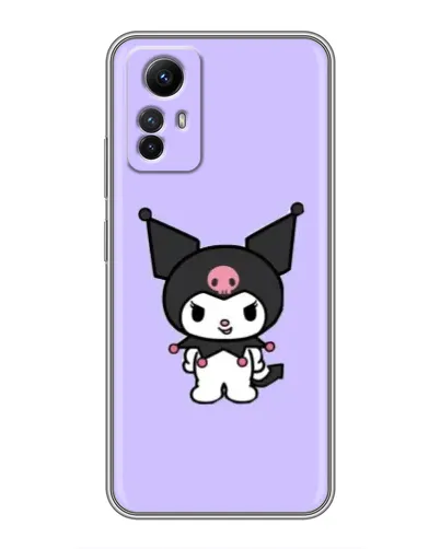 Чехол для Xiaomi Redmi Note 12s с картинкой «Kuromi — нежный фиолетовый»