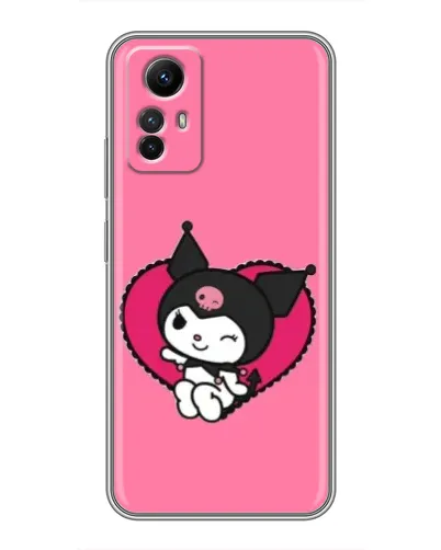 Чехол для Xiaomi Redmi Note 12s с картинкой «Kuromi — любовь в сердце»
