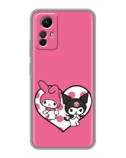 Чохол для Xiaomi Redmi Note 12s з картинкою «Kuromi та My Melody» Чохол для Xiaomi Redmi Note 12s з картинкою «Kuromi та My Melody»
